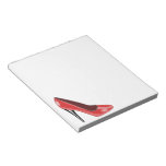 Red High Heel Notepad at Zazzle