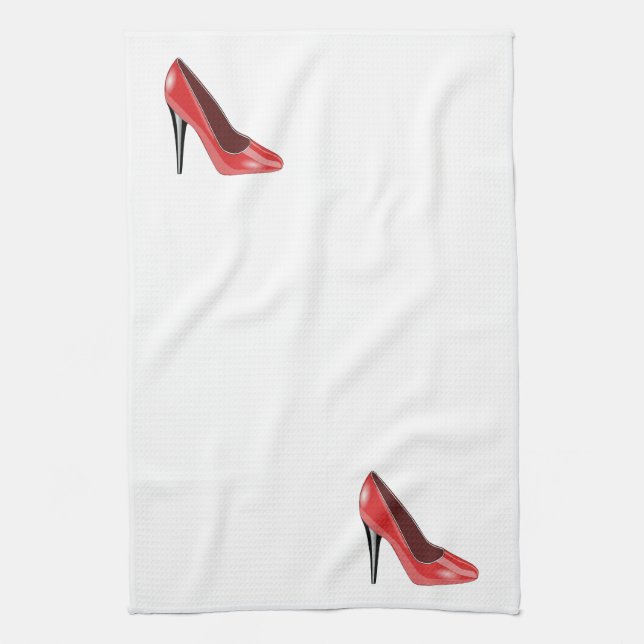 Red High Heel Towel (Vertical)