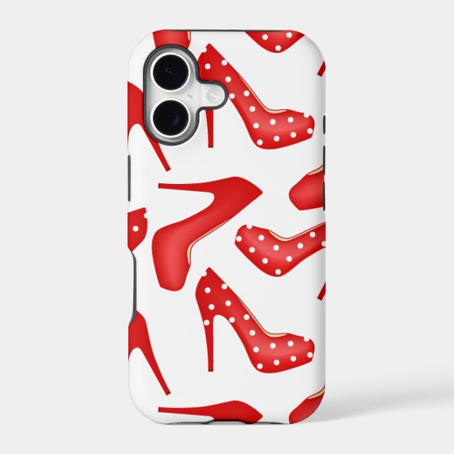 red high heels iphone case (Back)