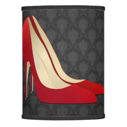 RED HIGH HEELS LAMP SHADE (Front)