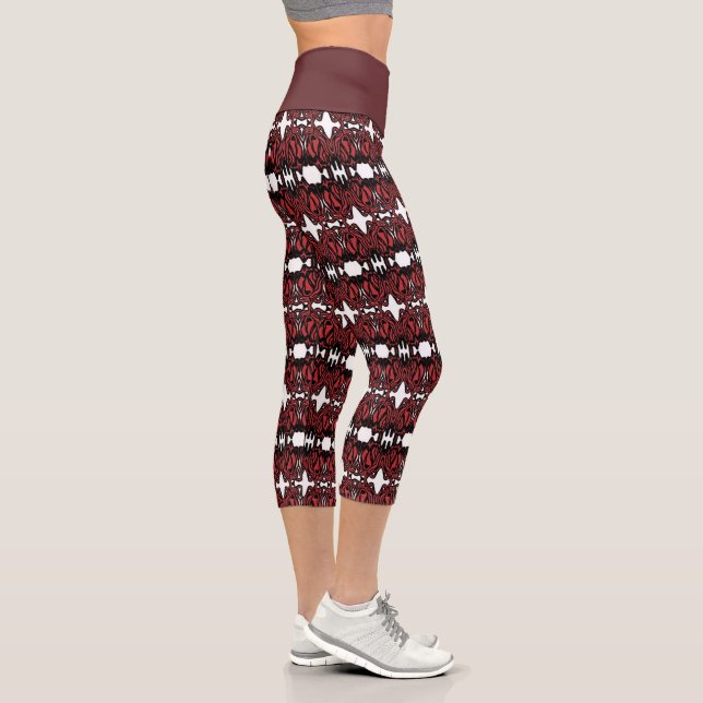 red High Waisted Capris (Right)
