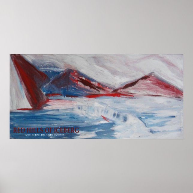 RED HILLS OF ICEBERG POSTER (Front)