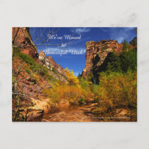 Red Hills Utah Landscape, New Address Announcement