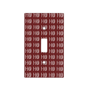 Red Ho, Ho, Ho Light Switch Cover