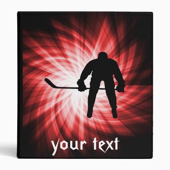 Red Hockey Binder (Front)