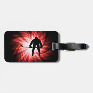 Red Hockey Luggage Tag