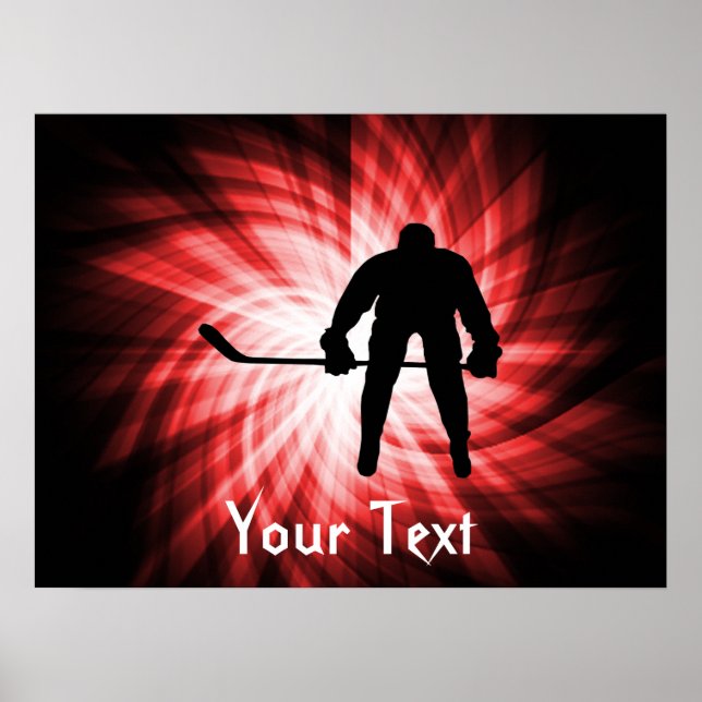 Red Hockey Poster (Front)