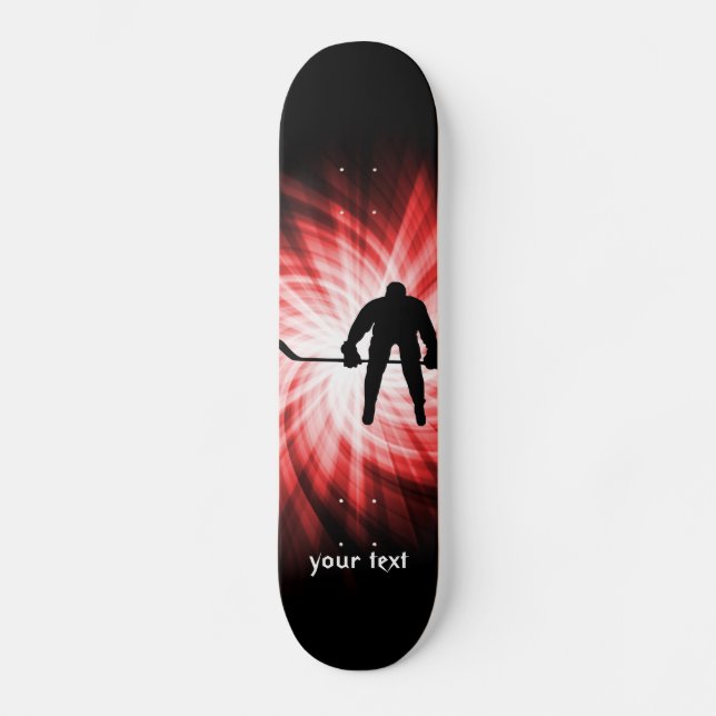 Red Hockey Skateboard (Front)