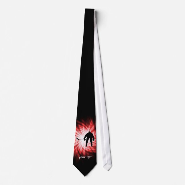 Red Hockey Tie (Front)