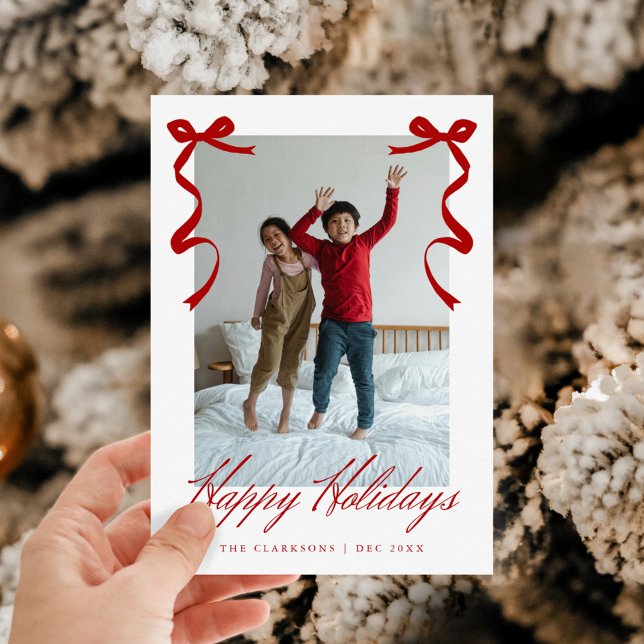 Red Holiday Hand Drawn Whimsical Bows (Creator Uploaded)