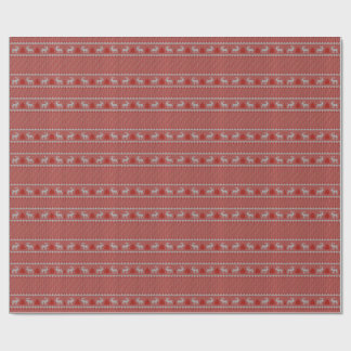 Red Holiday Party Wrapping Paper