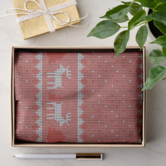 Red Holiday Tissue Paper
