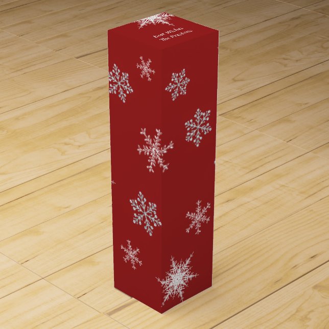 Red Holiday Wine Box (Front)