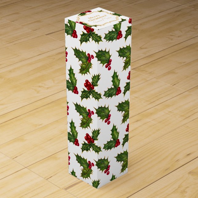 Red Holly Gift Box (Front)