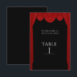 Red HOLLYWOOD Curtains Elegant Party Table Number<br><div class="desc">Red HOLLYWOOD Curtains Elegant Party Table Number  Card. Look for matching items in my store. Contact me for a custom order.</div>