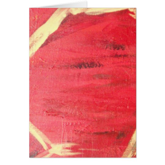 red honeycomb card