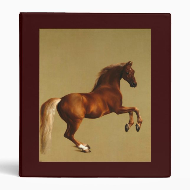 RED HORSE 3 RING BINDER (Front)