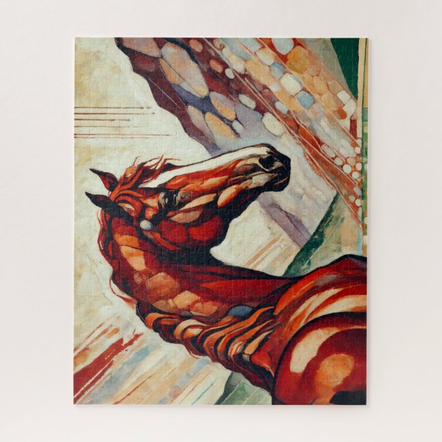 Red Horse 500 Piece Puzzle (Vertical)