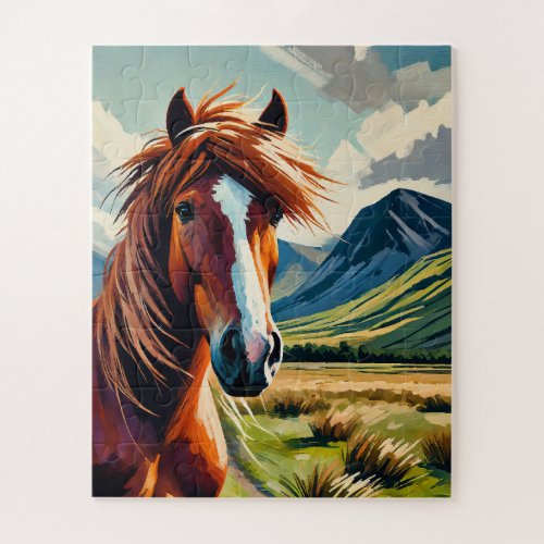 Red Horse 50 Piece Kids Puzzle