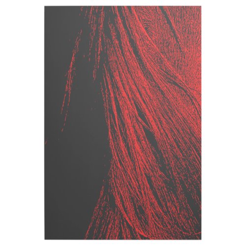Red Horse Mane Abstract Gallery Wrap