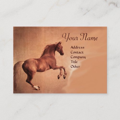 RED HORSE Monogram Business Card