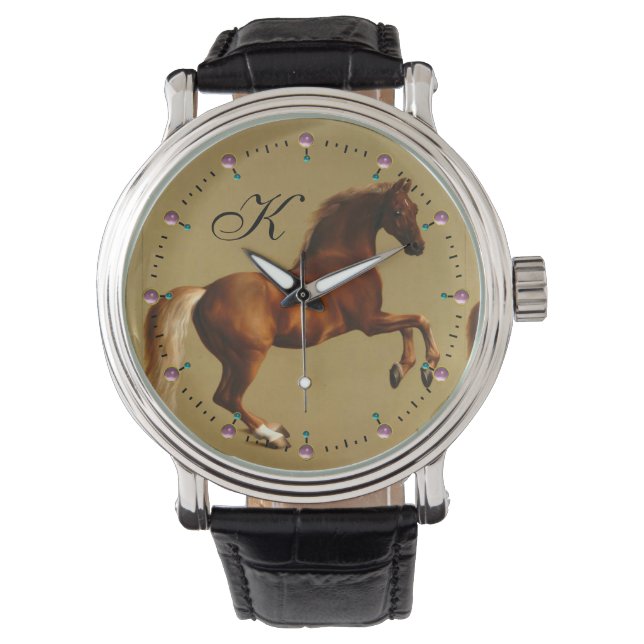 RED HORSE MONOGRAM WATCH (Front)