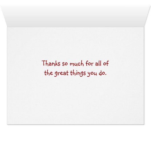 Red horse Mother's Day Card (Inside Horizontal (Bottom))