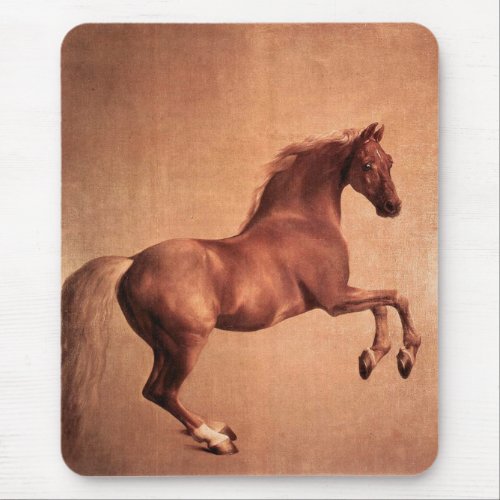 RED HORSE MOUSE PAD