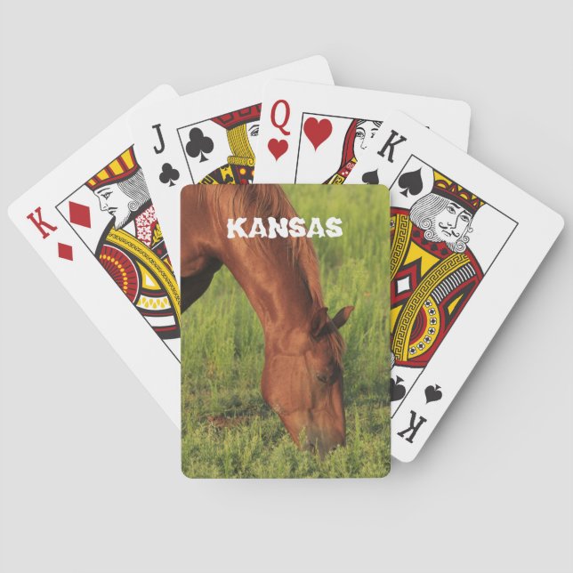 Red Horse Poker Cards (Back)
