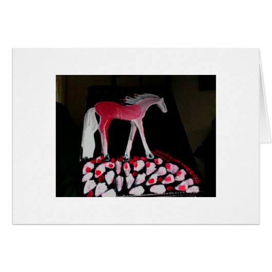 Red Horse RisingPhoto 1553 Cards (Front Horizontal)