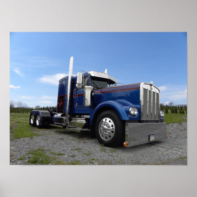 "Red Hot & Blue" Kenworth A Model Poster (Front)