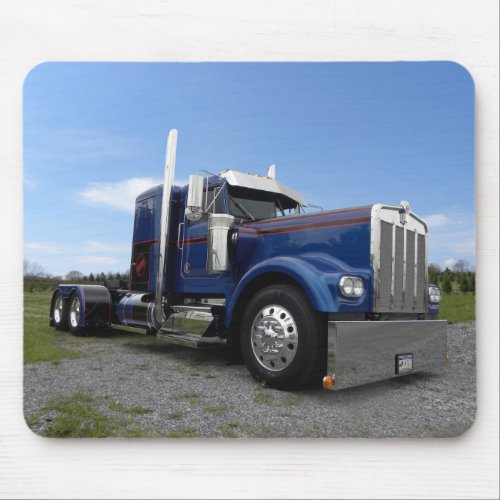 Red Hot  Blue Kenworth Mousepad