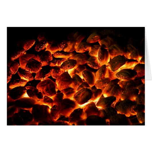 Red Hot Burning Coals Cards (Front Horizontal)