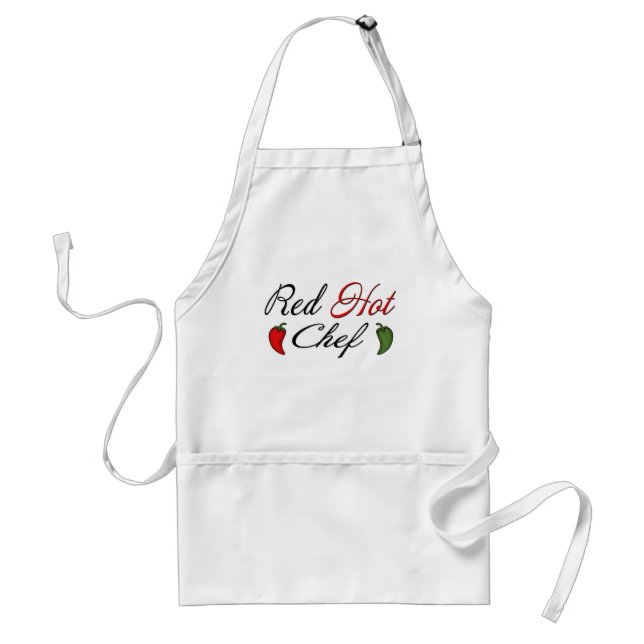 Red Hot Chef Adult Apron (Front)