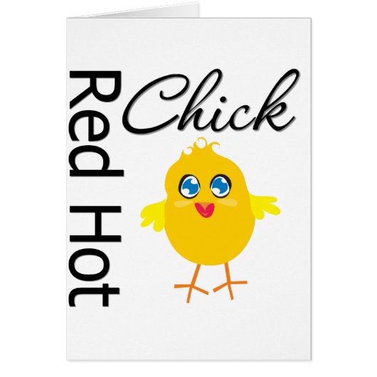 Red Hot Chick 3 Cards (Front)