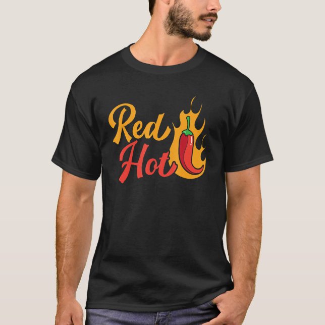 Red Hot Chili Flavor Spicy Food   Chipotle Squad T-Shirt (Front)