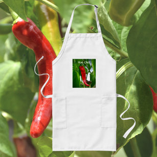 Red Hot Chili Pepper Hot Chef Long Apron