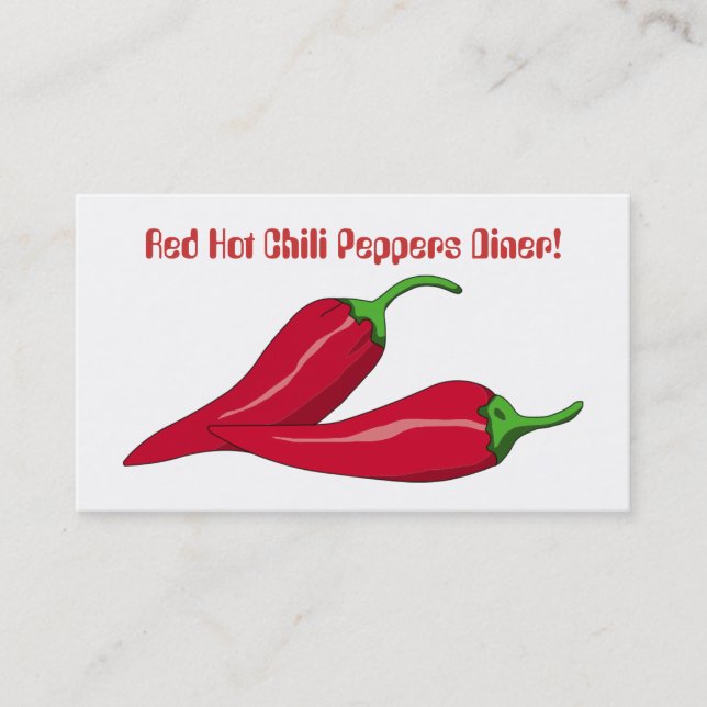 Red Hot Chili Peppers Business Cards (Front)