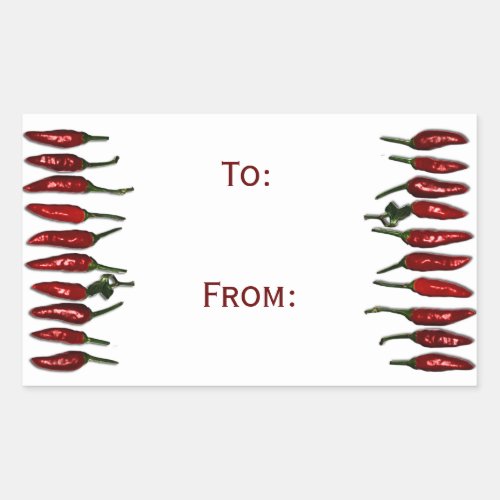 Red Hot Chili Peppers Gift Tag