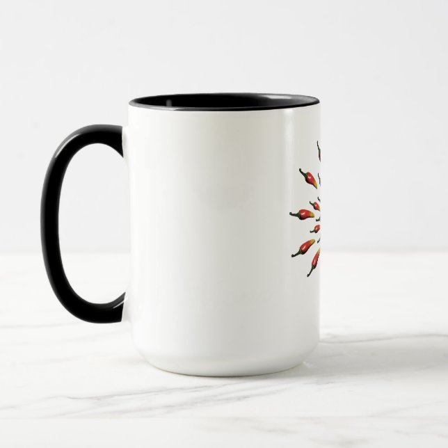 Red Hot Chili Peppers Mandala Art Custom Mug (Left)