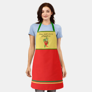 Red Hot Chili Peppers Mustard All-Over Print Apron