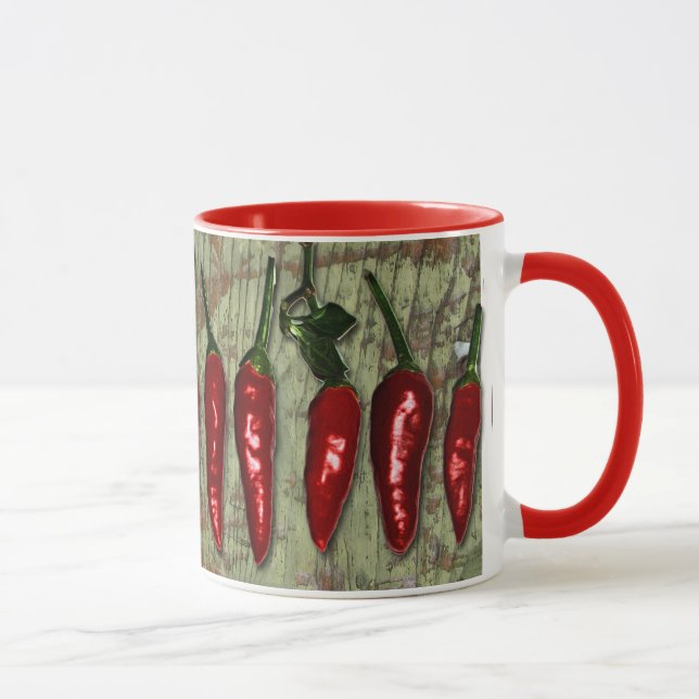 Red Hot Chili Peppers Vintage Wood Mug (Right)