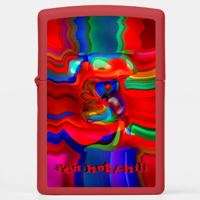Red Hot Chili Zippo Lighter (Front)