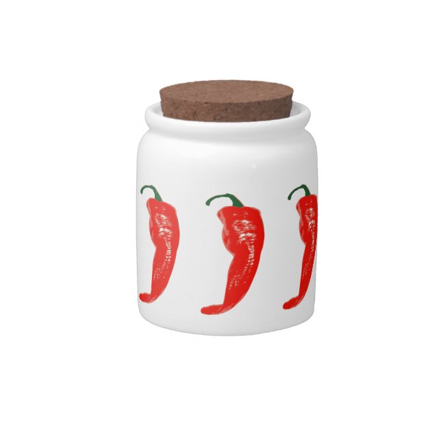 Red Hot Chilli Peppers Candy Jar (Front)