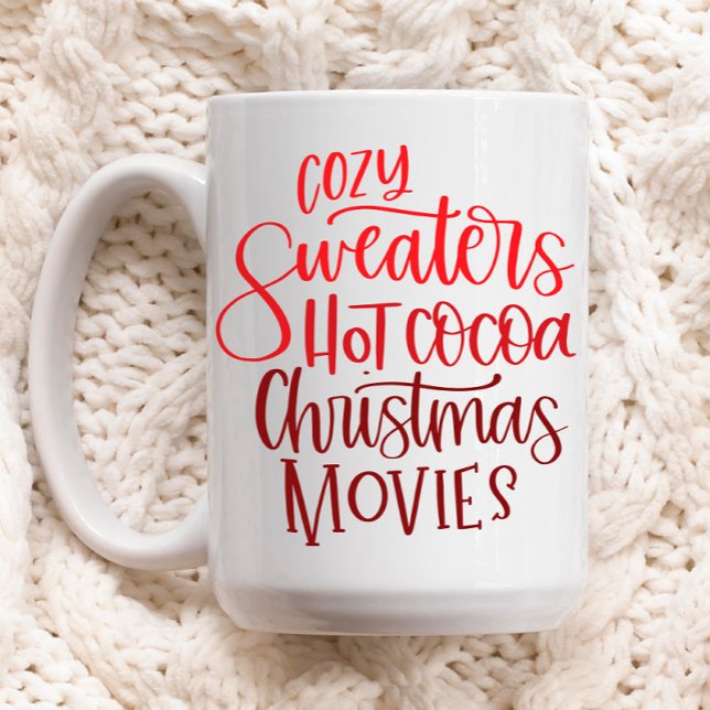 Red Hot Cocoa Christmas  Two-Tone Coffee Mug (Creator Uploaded)
