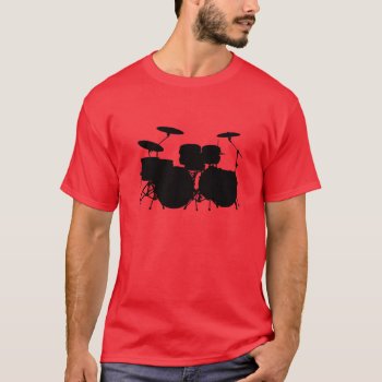 Red Hot Drums T-shirt by awesometees at Zazzle