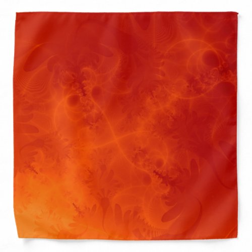 Red Hot Fire Burning Flames Bandana