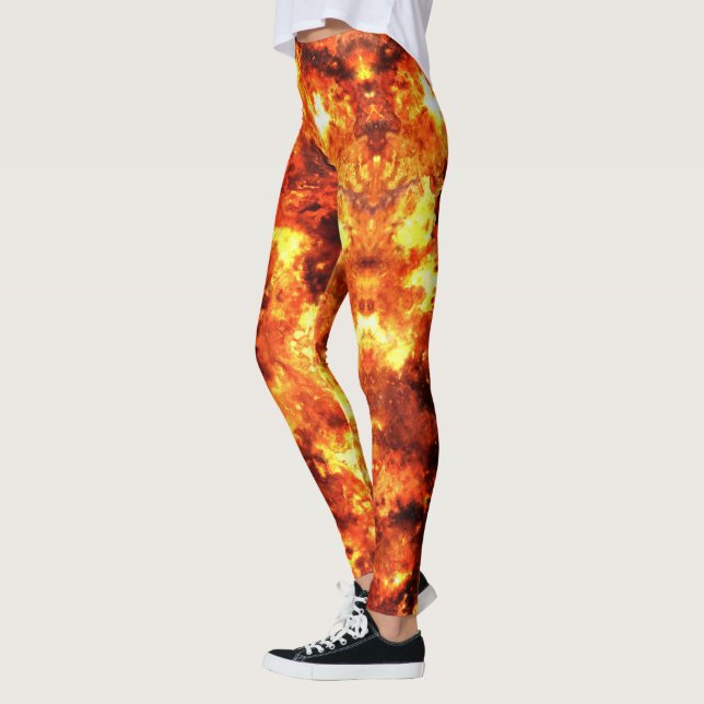 Red Hot Fire Leggings (Left)