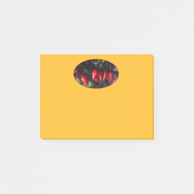 Red Hot Garden Salsa Chili Peppers. Post-it Notes (Front)