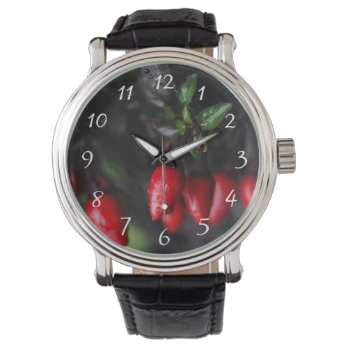 Red Hot Garden Salsa Chili Peppers Watch